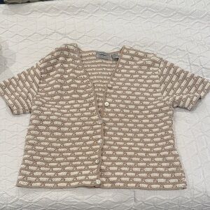 Beige Knit top